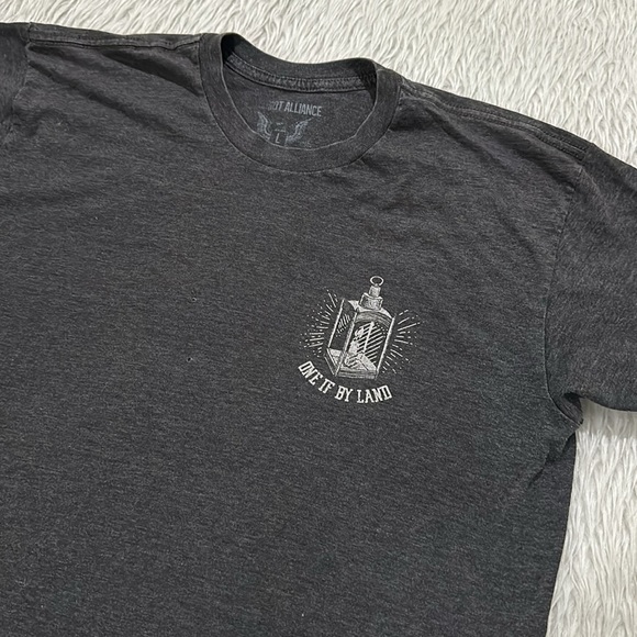 Patriot alliance distressed gray t shirt size large - Picture 3 of 7